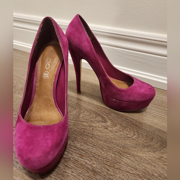 Pink aldo platform pumps US 7 - Picture 2 of 5